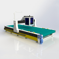 Machine de dessin et de pulvérisation de texture CNC pour la personnalisation de la texture du marbre artificiel Calacatta, du quartz et des plans de travail