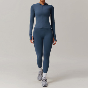 女式健身套装3件套健身健身瑜伽套装运动服现役女式健身套装 - Product Image 4