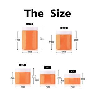 Venta Directa de Fábrica: Envases de Crema para Mascotas, Tarros de Plástico Transparente de 30g-100g con Tapa para Lociones - Product Image 5