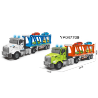 Camion transporteur RC double étage 2,4 G 1:14, mini véhicule coulissant télécommandé 6 canaux, pour intérieur/extérieur, avec chargeur – Vente en gros
