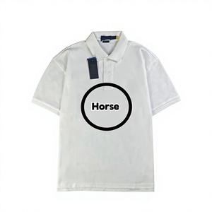 Wholesale American Embroidery Lapel Short Sleeved T-shirt, High-quality Pure Cotton Classic Polo Shirt, Versatile on the Street