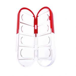 Boîte à pilules à 8 compartiments, organiseur de rangement, boîte à pilules en plastique - Product Image 2