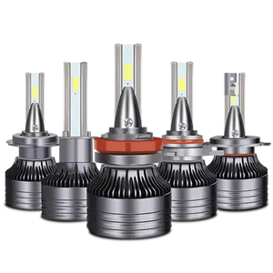 Led פנס הנורה רכב אוטומטי Drl ערפל אורות מנורות H4 H1 H3 H8 H9 H10 H11 9005 9006 H7