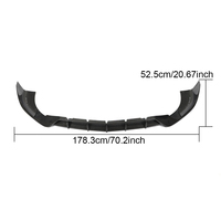 Lèvre avant en Fiber de carbone GLA250 H247 pour Mercedes Benz classe GLA GLA200 GLA250 GLA35 AMG Sport Utility 4 portes 2020-2022