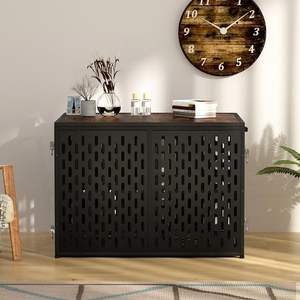 38 Tot 70 Zware Hondenkrat Meubels Hondenkooi <span class=keywords><strong>Kennel</strong></span> Uittrekbare Ontwerp <span class=keywords><strong>3</strong></span> Deuren Sterk Metaal Grote Huisdierenkratten <span class=keywords><strong>Kennel</strong></span> Voor Honden - Product Image 4