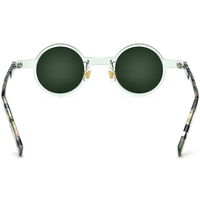 Lunettes de soleil polarisées en acétate Borregls pour femmes, de marque, de haute qualité, rétro, rondes, avec protection UV400, effet miroir, pour homme, 19177