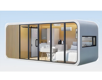 Maison préfabriquée de qualité supérieure, cabane Apple, Tiny Pod, maison de café, maisons mobiles, maison préfabriquée en conteneur populaire en plein air