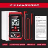 HT123 Multimeter Digital Cerdas Presisi Tinggi Tanpa Perlu Mengubah Gigi Mini Identifikasi Otomatis Penuh Lintas Batas