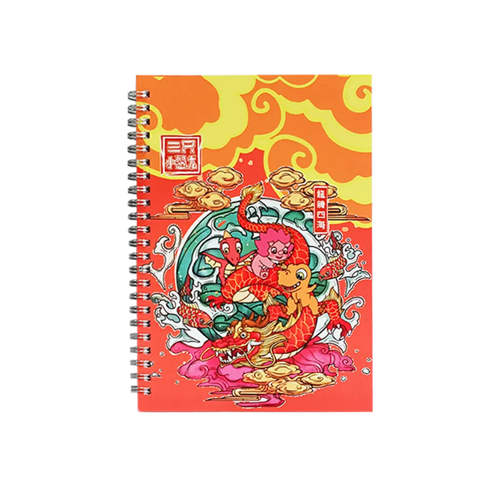 Customized Print Promotion English Writing School Cheap Spiral Notebooks Jotter Notebooks for Kid
