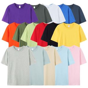 Design Wholesale 180 Grams Printing Heavy Oversized Polos Promotion Unisex Cotton t Shirt Neck Custom t Shirt for Men Women - Product Image 2