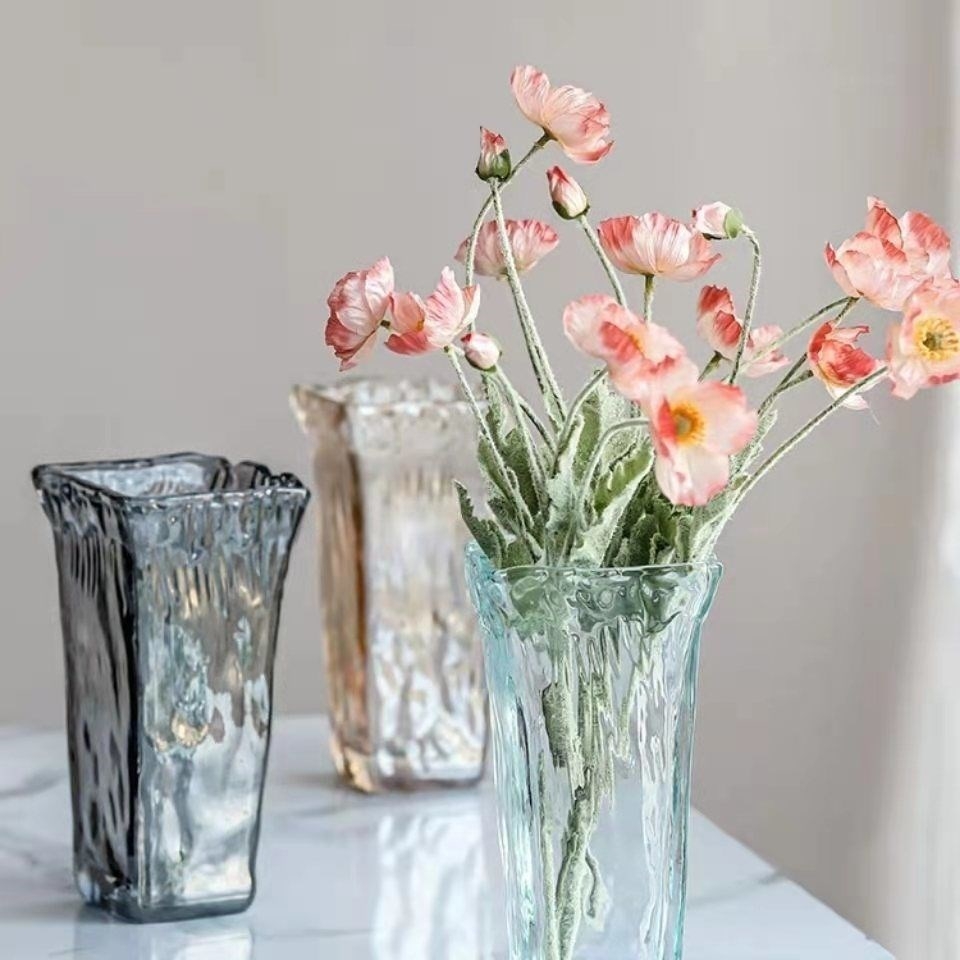 Factory Produced Wholesale Glass Flower Vase for Home Decor