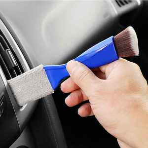 Brosse de nettoyage pour grille d'aération de voiture en ABS et polyester à double extrémité, dépoussiéreur de tableau de bord pour climatiseur, brosses de lavage de voiture à chaud - <span class=keywords><strong>Vente</strong></span> chaude - Product Image 6