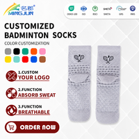 Chaussettes de badminton pour hommes et femmes, chaussettes de sport en coton de longueur mi-mollet, chaussettes de performance pour adultes et clubs