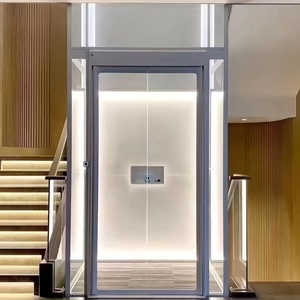 ลิฟต์โดยสารเชิงพาณิชย์สุดหรู 800 กก. 600 กก. เปิดได้สองด้าน ลิฟต์บ้านพักอาศัย 4 คน ราคา - Product Image 2