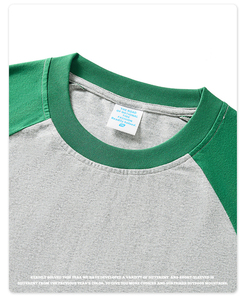 <span class=keywords><strong>เสื้อ</strong></span>ยืดคอกลมสไตล์สตรีทแวร์ลำลองขายส่ง น้ำหนัก 270 กรัม ตัดต่อสี ผ้าฝ้าย 100% แขนยาว - Product Image 3