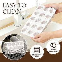 MUYULINS Fabriek 15-holtes peer-vormige fruit siliconen mal 100% food-grade LFGB gecertificeerd antiaanbaklaag nieuw gelanceerde mousse