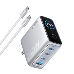 Chargeur mural rapide Anker 140W GaN PD 3.1 4 ports, distribution intelligente de l'énergie GaNPrime pour MacBook Pro 16 pouces, <span class=keywords><strong>iPhone</strong></span>, Samsung - Product Image 2