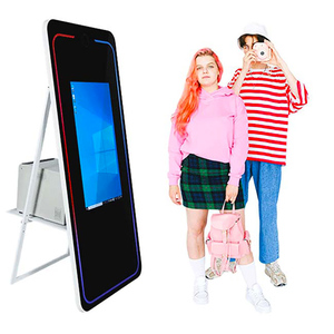 Miroir photo Infinity avec cadre LED, livraison gratuite en 48h, cabine photo avec flash - Product Image 3