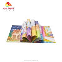 Libro de aprendizaje para niños de alta calidad, personalizado, cosido con hilo, de tapa blanda, para fines educativos