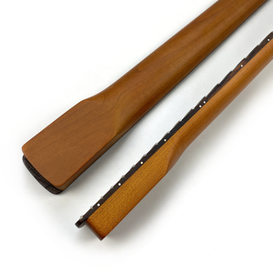 Manche gauche en érable torréfié avec manche en bois de rose et écrou en os de 42mm, 22 frettes - Product Image 2