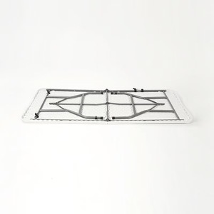 Mesa Plegable Rectangular Moderna de 6 Pies, Blanca, de Plástico, Ajustable, para Camping, Hotel, Comedor, Almacenamiento Industrial, Venta al Por Mayor - Product Image 2