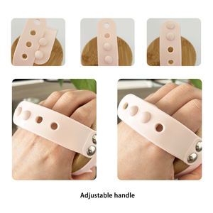 Brosse de <span class=keywords><strong>shampoing</strong></span> en silicone de bambou naturel personnalisée avec logo privé machine de massage machine à gratter anti-démangeaisons du cuir chevelu nettoyer les pellicules - Product Image 3