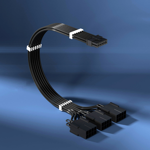 Câble d'alimentation GPU <span class=keywords><strong>12VHPWR</strong></span> 600W, câble d'extension en nylon à 16 broches pour ordinateur 3060 3070 3080 3090 Ti - Product Image 5
