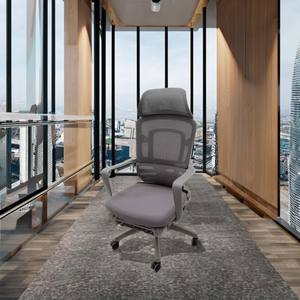 Silla <span class=keywords><strong>de</strong></span> <span class=keywords><strong>Oficina</strong></span> Moderna con Elevación, Malla Transpirable, Respaldo Medio, Giratoria, Reposabrazos 3D, <span class=keywords><strong>Ruedas</strong></span> Silenciosas - Product Image 3