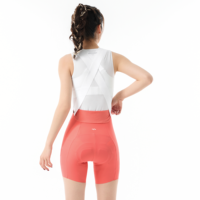 Cuissard de cyclisme sur route pour femme, nouvelle collection TECH, longueur mi-cuisse, en tissu nylon respirant, avec interface élastique, pour adultes, OEM