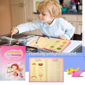 Cuaderno de Práctica de Caligrafía Mágica para Niños, Libro de Trazado de Números para Preescolares, Juego de Cuadernos de Caligrafía Mágica Práctico para Niños - Product Image 5