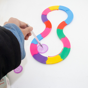 Creative Stationery DIY Track Flower <strong>Drawing</strong> Tools Variety Ruler Geometric <strong>Spirograph</strong> Ruler <strong>Set</strong> - Product Image 6