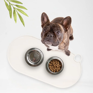 Silikonmatte für Futternäpfe | Einfache, Wasserdichte Silikonmatte für Futter- und Wassernäpfe | Futtermatte für Haustiere mit Hohem Rand - Product Image 3