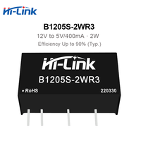 Hi-Link ménage abaisseur B1205S-2WR3 2W 12V à 3.3V/5V/9V/12V/15V/24V mini convertisseur 90% efficacité alimentation isolée