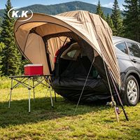 Tente de coffre de SUV Kawagebo Kamp (KK) en promotion usine : protection solaire et abri d'intimité pour le camping et les voyages en voiture