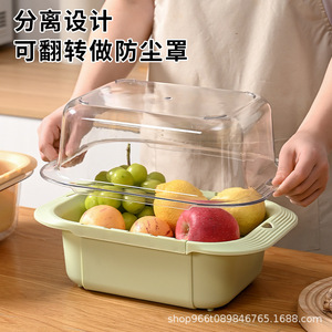 Escurridor de Platos de Doble Capa con Ganchos y Diseño Telescópico para Escurrir en el Fregadero, Gran Capacidad, Uso en la Cocina - Product Image 5