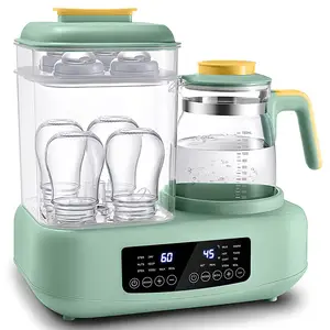 8-in-1 Multifunction with Electric steam Cleaning and Drying baby bottle heater for Quick Heating of Breast Milk Formula