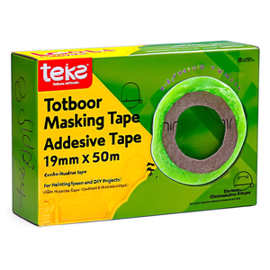 Ruban adhésif de masquage extérieur Ttake 19 mm x 50 m vert pour la peinture et les projets de bricolage - Product Image 2