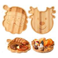 Massief houten dienblad Acaciahout Premium thee Klein dienblad Fruit Snacks Noten Dessertbord Desktopopslag Serviesgoed
