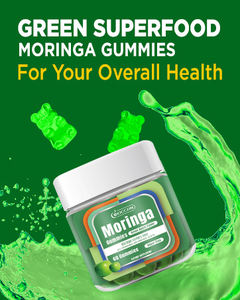 <span class=keywords><strong>Moringa</strong></span> Gummies untuk pria wanita, ekstrak daun <span class=keywords><strong>Moringa</strong></span> Organik Super makanan, kaya antioksidan, vitamin untuk energi, lambung & Bersantai - Product Image 5