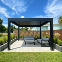 Pergola en aluminium Sweet Home 6063, à lames orientables, bioclimatique, gazebo robuste, pour terrasse extérieure, taille personnalisée, pavillon