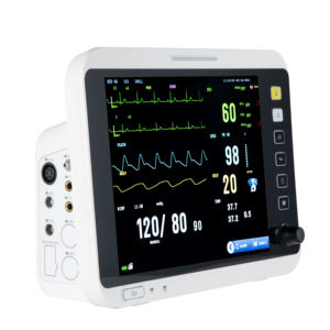 YSH Veterinária 12.1 polegadas HD display ECG Pressão arterial Oxigênio sanguíneo Temperatura corporal Respiração Pulso <span class=keywords><strong>Monitor</strong></span> multi-parâmetro - Product Image 4