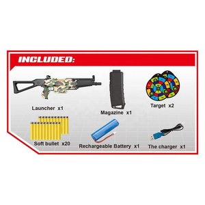 Nouveaux produits jouets en plein air balle en <span class=keywords><strong>mousse</strong></span> pistolets jouets pour garçons, <span class=keywords><strong>recharge</strong></span> fléchettes enfants pistolet de tir Soft Blaster pistolet électrique - Product Image 3