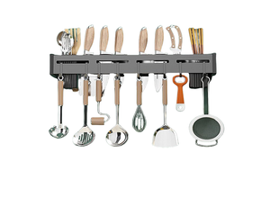 Wholesale <b>Wall</b> Mounted <b>Kitchen</b> Knife Rack Organizer Cooking Tools Rack <b>Shelf</b> Chopsticks/Spoon Storage Holders <b>Kitchen</b> Racks - Product Image 3