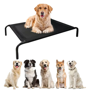 Venta al por mayor Montaje requerido Hamaca de metal de malla extraíble Cama elevada transpirable para mascotas para gatos y perros - Product Image 1
