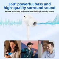 Écouteurs intra-auriculaires de type C pour smartphones universels, micro intégré, commandes intégrées, basses profondes optimisées, écouteurs filaires les plus vendus, cordon de 1,2 m