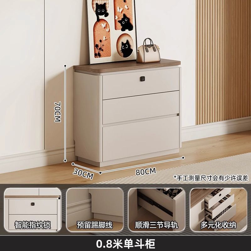 Commode 0,8 m Kaki Noyer - 9954