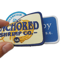 Patchs brodés rectangulaires exquis sur vêtements personnalisés