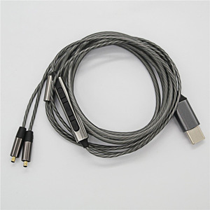 <b>Headphone</b> <b>Adapter</b> Type C Male To Dc Female Cable Copper Wire Nickel Plating Audio Video Cable Replacement For Earphones - Product Image 3