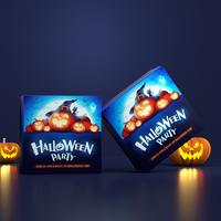 Boîtes cadeaux rigides haut de gamme personnalisées, matériaux en carton recyclé, emballage avec logo, chaussettes, Noël, Halloween, boîte brillante