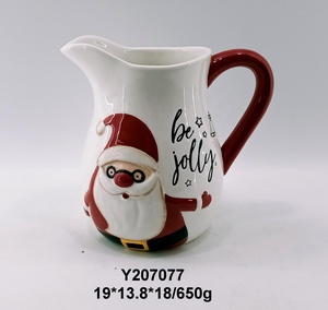 <span class=keywords><strong>Pichet</strong></span> de père noël en céramique pour décoration de Noël - Product Image 6